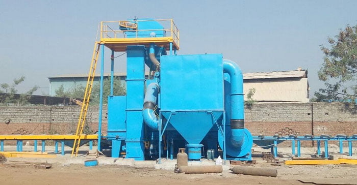 Tunnel Type Shot Blasting Machine